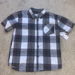 Boys S/S Button Up Dress Shirt
